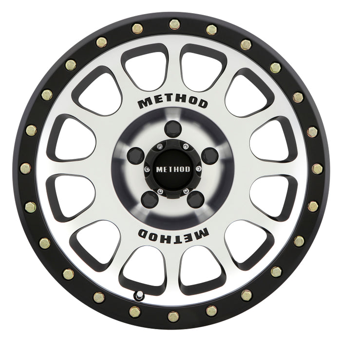 Method MR305 NV 17x8.5 0mm Offset 5x5.5 108mm CB Machined/Black Street Loc Wheel MR30578555300