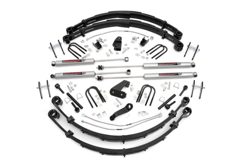 Rough Country 6 Inch Lift Kit Manual Steer compatible with Jeep Wrangler Yj 4Wd (1987-1995) 622M.20