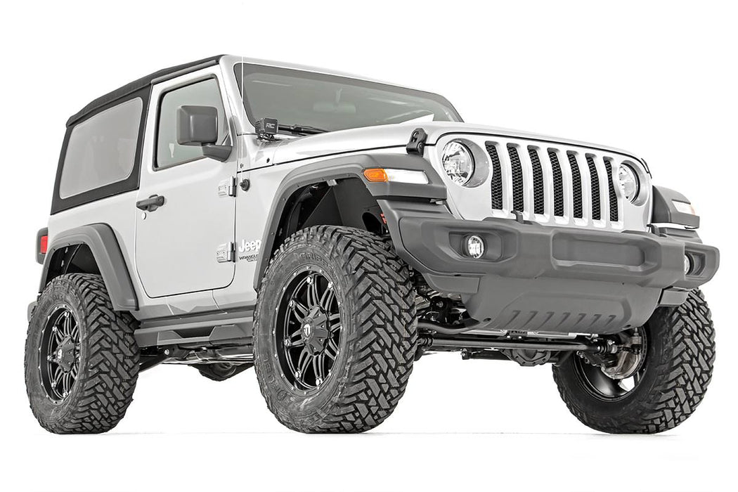 Rough Country 3.5 Inch Lift Kit Adj Lcafr D/S Vertex compatible with Jeep Wrangler Jl Rubicon (18-23) 90950