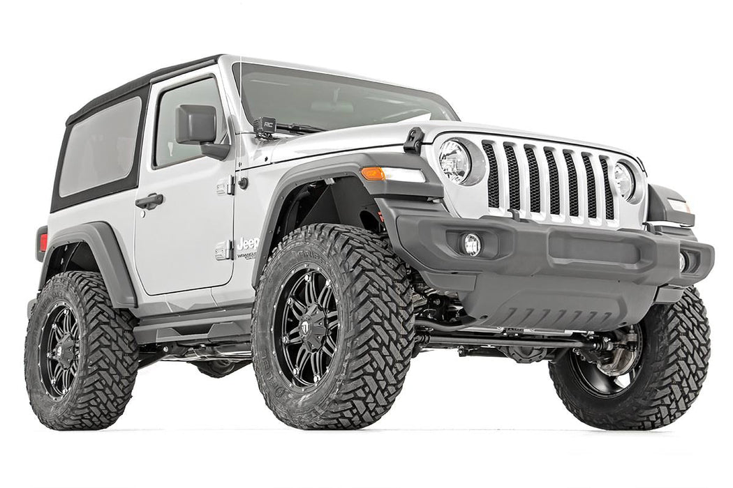 Rough Country 3.5 Inch Lift Kit Adj Lower Fr D/S Vertex compatible with Jeep Wrangler Jl (18-23) 62850