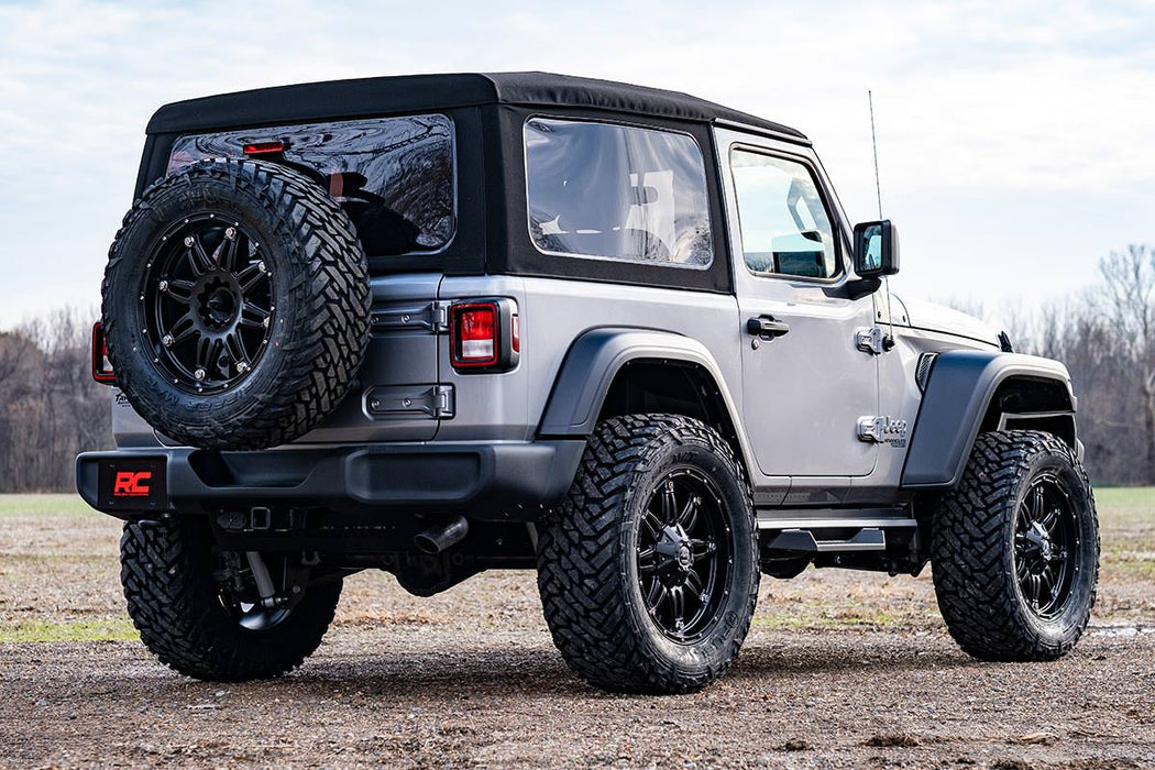 Rough Country 3.5 Inch Lift Kit Adj Lower Fr D/S Vertex compatible with Jeep Wrangler Jl (18-23) 62850