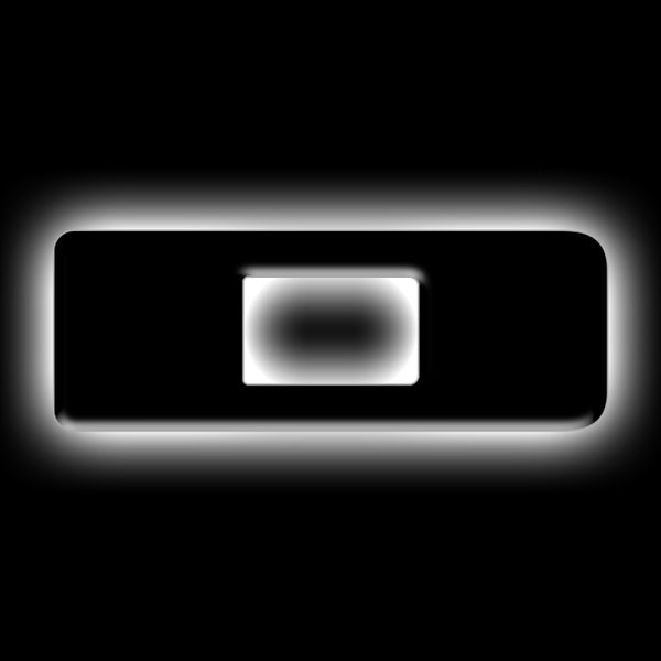 ORACLE Lighting Universal Illuminated LED Letter Badges Matte Blk Surface Finish D SEE WARRANTY 3141-D-001