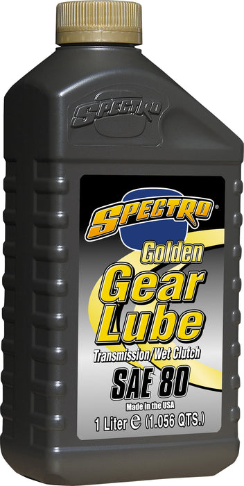 Spectro Oil Spectro L.GSCGL80 Golden Gear Lube 80w 2-Cycle Trans Oil, 1 Liter