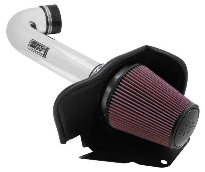 K&N 11 compatible with Jeep Grand Cherokee 5.7L V8 / 11 Compatible with Dodge Durango 5.7L V8 High Flow Performance Intake Kit 77-1563KP