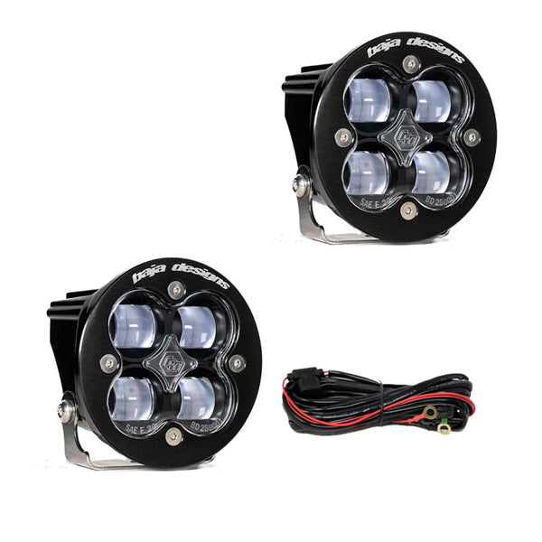 Baja Designs Squadron R SAE LED Spot Light Clear Pair 247802