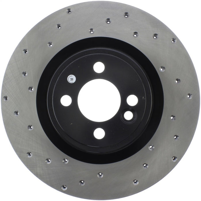 StopTech Sport Cross Drilled Brake Rotor Front Left 128.34114R