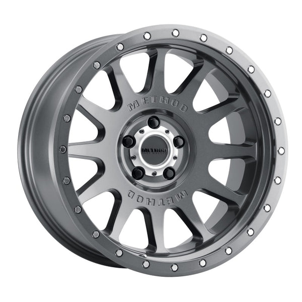 Method MR605 NV 20x10 -24mm Offset 5x5.5 108mm CB Gloss Titanium Wheel MR60521055824N