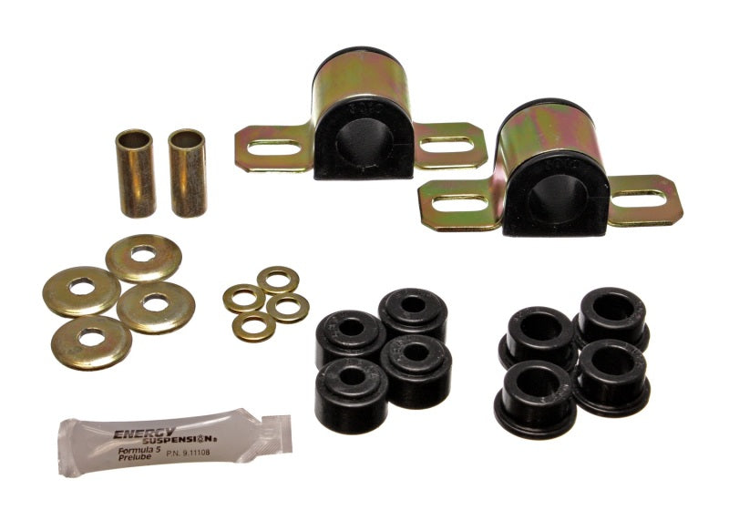 Energy Suspension 84-01 compatible with Jeep Cherokee Black Frt 25mm Sway Bar Bushing Set w/End Link Bushings 2.5106G