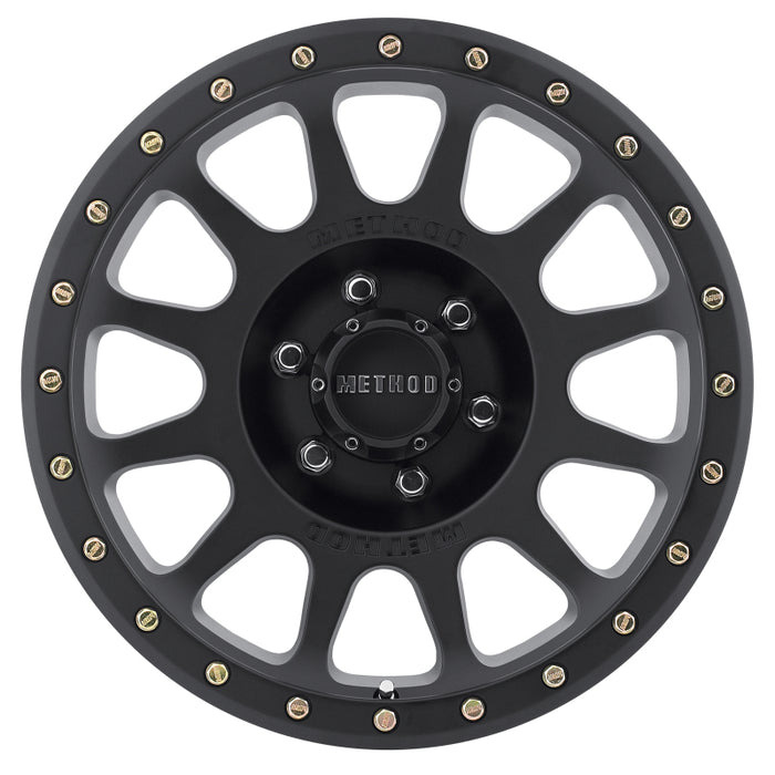 Method MR305 NV 17x8.5 0mm Offset 6x135 94mm CB Matte Black Wheel MR30578516500