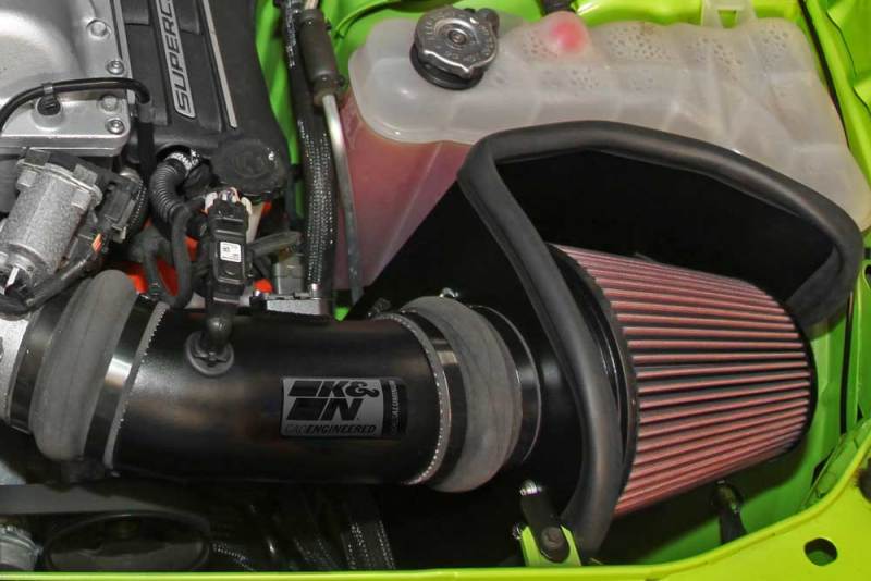 K&N 2015 Compatible with Dodge Challenger/Charger 6.2L V8 Typhoon Short Ram Intake 69-2550TTK