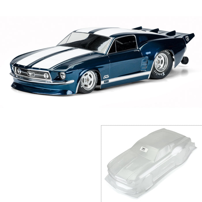 Pro-Line Racing 1967 Ford Mustang Clear Body for SC Drag PRO357300 Car/Truck Bodies wings & Decals