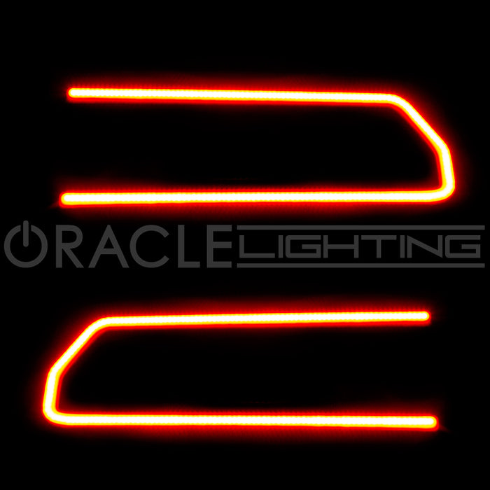 Oracle Compatible with Dodge Challenger 08-14 LED Waterproof Afterburner Kit Red SEE WARRANTY 1296-003