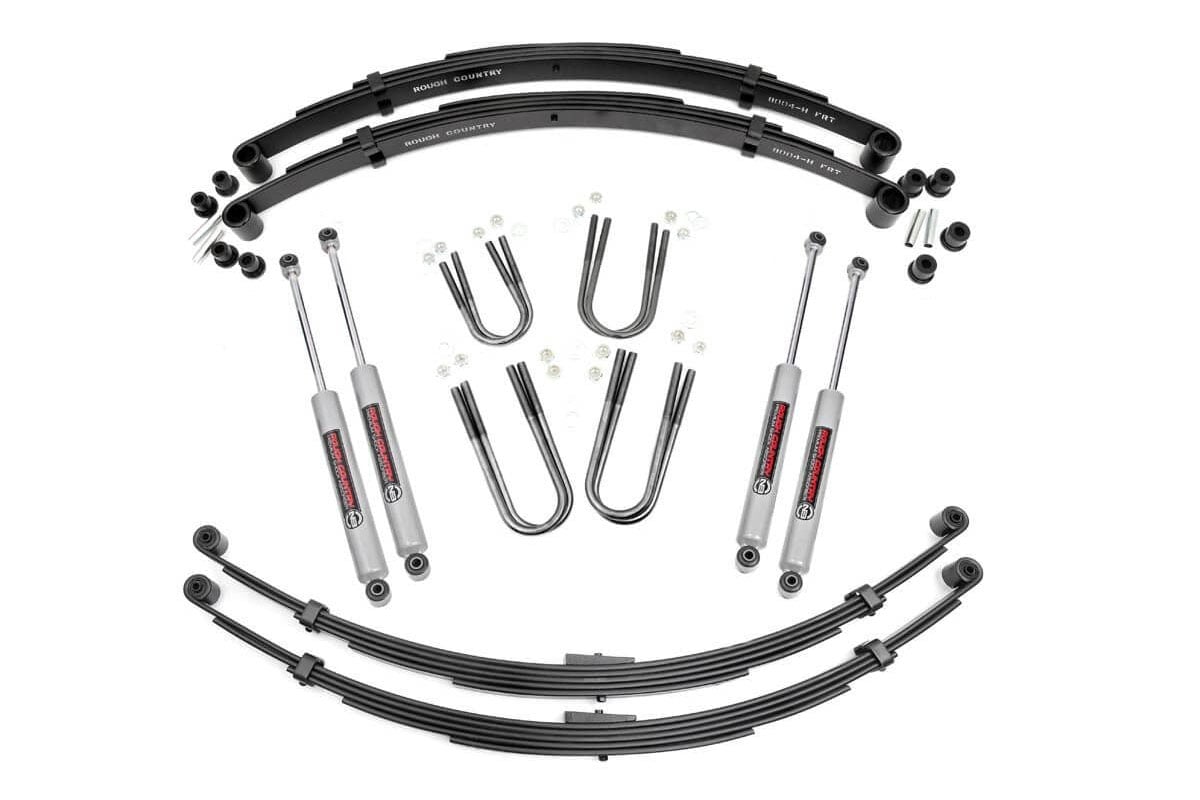 Rough Country 3 Inch Lift Kit Rear Springs Fits Jeep Grand Wagoneer/J10 Truck/J20 Truck/Wagoneer 4WD 64530