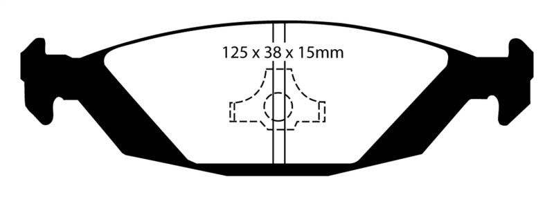 EBC Brakes Yellowstuff Performance Brake Pads DP4635R