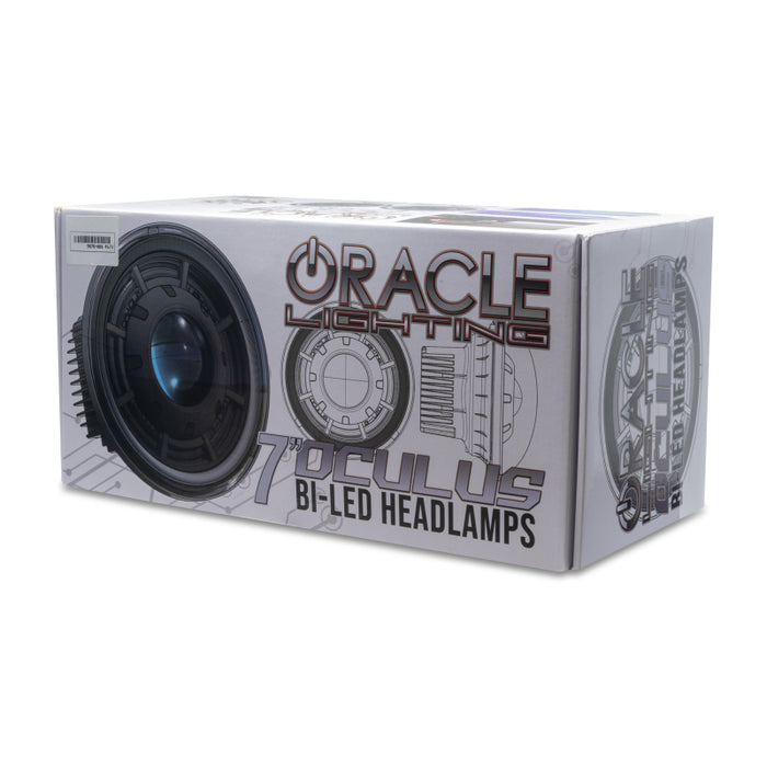 Oracle Oculus 7in Bi-LED Projector Headlights compatible with Jeep Wrangler JK 6000K SEE WARRANTY 5876-001