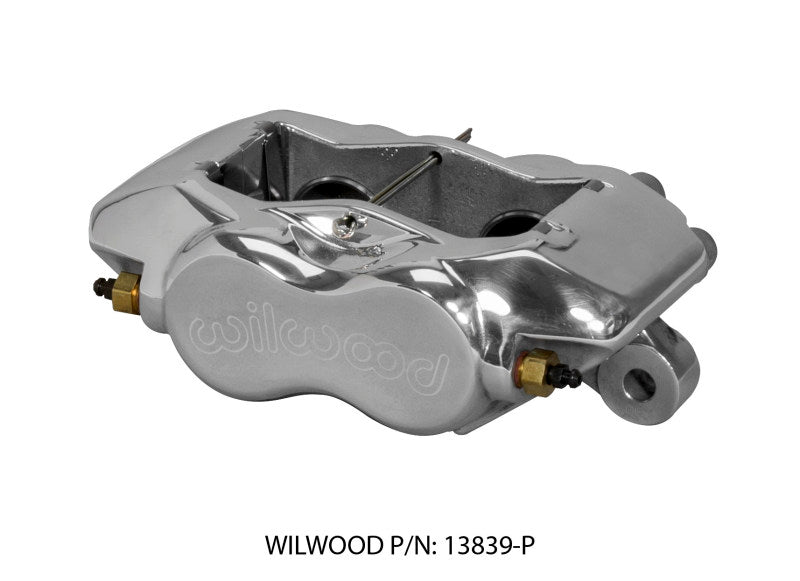 Wilwood Caliper-Forged DynaliteI Polished 1.38in Pistons .81in Disc 120-13839-P