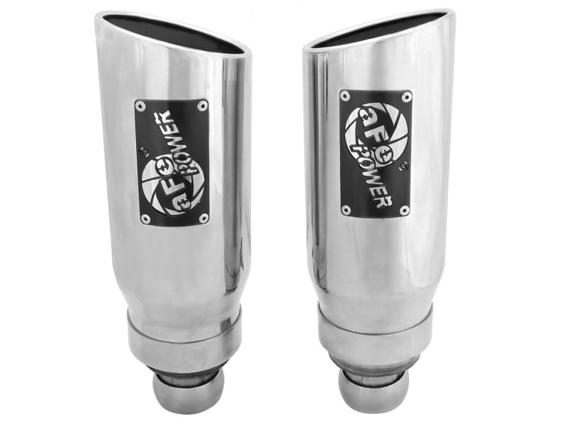 aFe Power MACH Force-XP 5in 09-15 Compatible with Dodge Ram V8-5.7L/3.0L (td) 409 SS Exhaust Tip Upgrade 49C42046-P