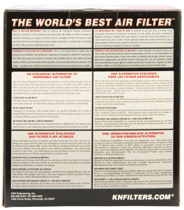 K&N Filter Universal Round Air Filter 6.25in. Outer Diameter E-3346