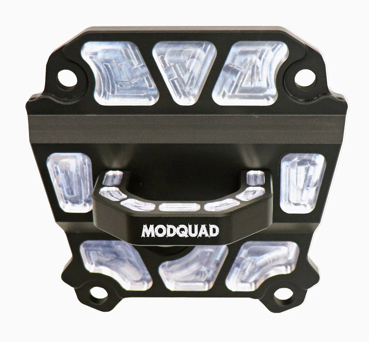 Modquad Rear Differential Plate With Hook Black Pol RZR-RDH-PRO-BLK