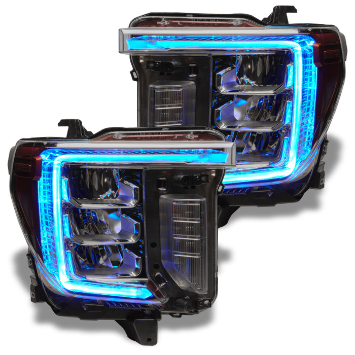 Oracle 20-21 GMC Sierra 2500/3500 HD RGB+W Headlight DRL Upgrade Kit ColorSHIFT 2 SEE WARRANTY 1451-333