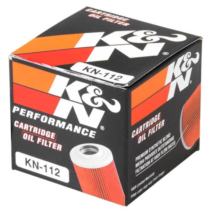 K&N Motorcycle Oil Filter: High Performance, Premium, Designed to be used with Synthetic or Conventional Oils: Fits Select Honda, Kawasaki Motorcycle Models, KN-112