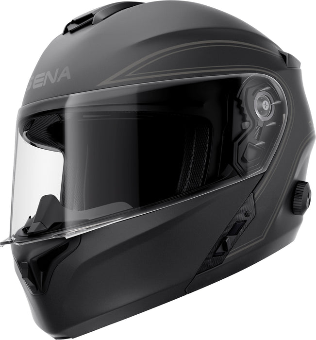 Sena OUTRUSH-MB00M Outrush Flip-Up Bt Helmet Matte Black Md