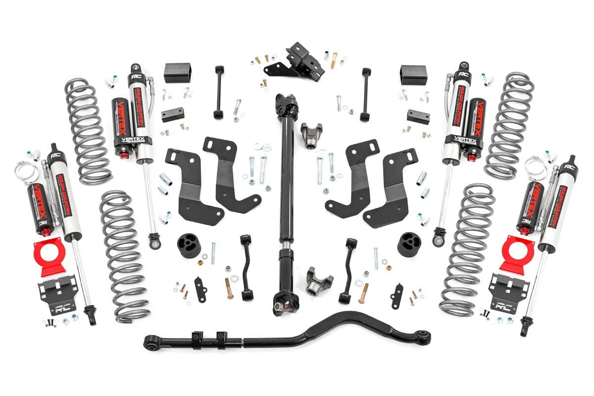 Rough Country 3.5 Inch Lift Kit C/A Drop Fr D/S Vertex Fits Jeep Wrangler Jl (18-23) 62750