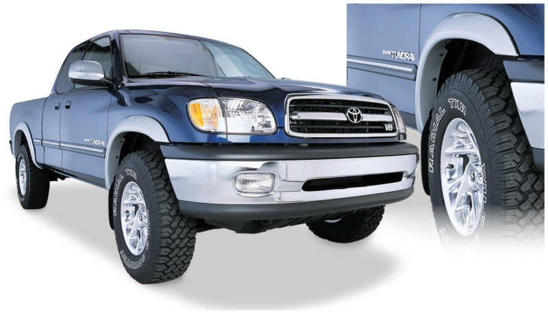 Bushwacker 00-02 Toyota Tundra Fleetside Extend-A-Fender Style Flares 4pc 76.5/98.2in Bed Black 30902-02