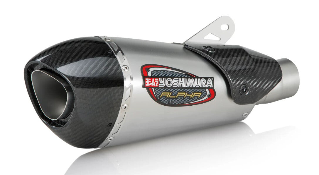 Yoshimura 960-1174 Exhaust Street Alpha-T Slip-On Ss-Ss-Cf Works