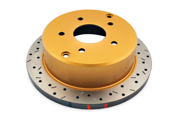 DBA 2004 Pontiac GTO 4000 Series Drilled and Slotted Rear Rotor 4041XS