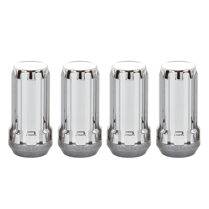 McGard SplineDrive Lug Nut (Cone Seat) M14X1.5 / 1.935in. Length (4-Pack) Chrome (Req. Tool) 65310