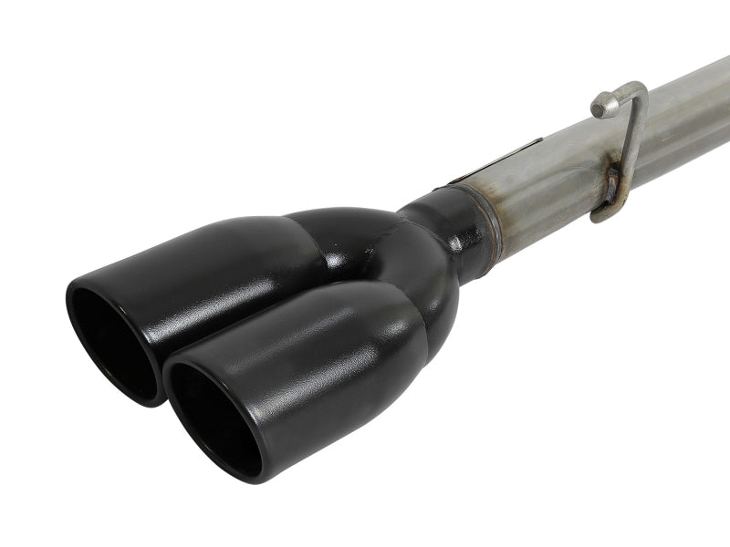 aFe Gemini XV 3in 304 SS Cat-Back Exhaust w/ Cutout 19-21 GM Silverado/Sierra 1500 V8- w/ Black Tips 49-34139-B