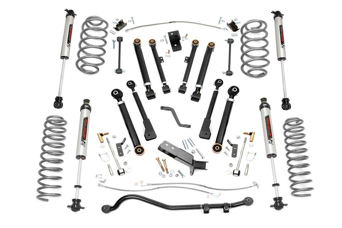 Rough Country 4 Inch Lift Kit X-Series V2 Fits Jeep Wrangler Tj 4WD (1997-2006) 66171