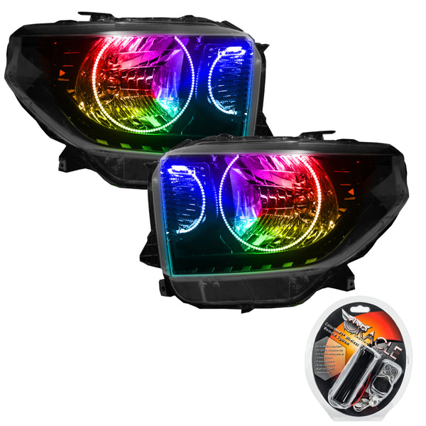 Oracle 14-17 Toyota Tundra SMD HL Dual Halo Kit ColorSHIFT SEE WARRANTY 7204-330