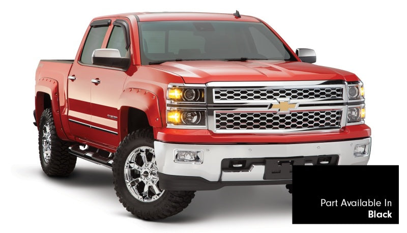 Bushwacker 16-18 Chevy Silverado 1500 Fleetside Pocket Style Flares 4pc 69.3in Bed Black 40959-34