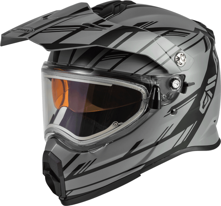 AT-21S Epic Snow Helmet W/ELEC Shield Matte Grey/Black SM