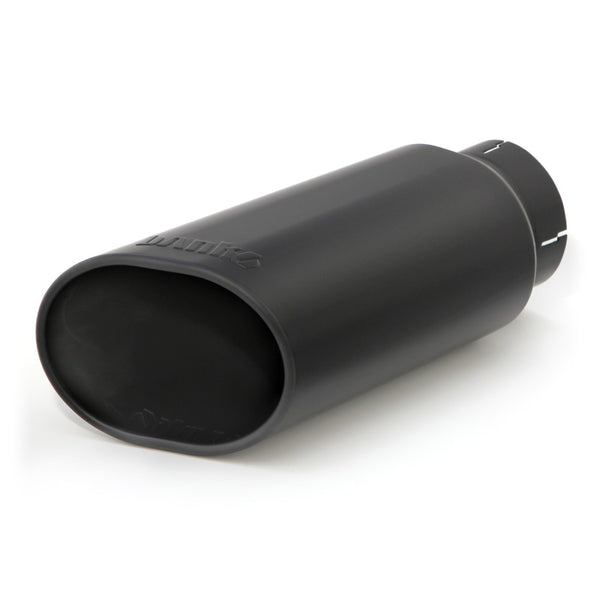 Banks Power Tailpipe Tip Kit SS Obround Slash Cut Black 4in Tube 5in X 6in X 14in 52927