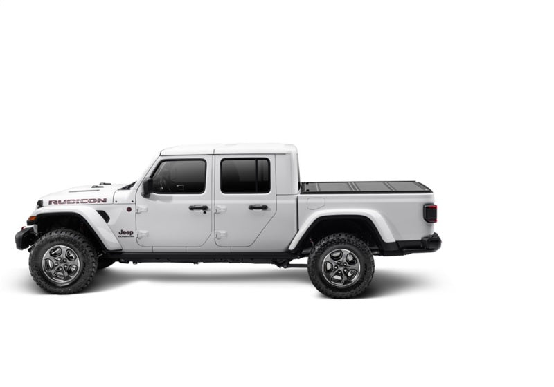 UnderCover 2020 compatible with Jeep Gladiator 5ft Ultra Flex Bed Cover Matte Black Finish UX32010