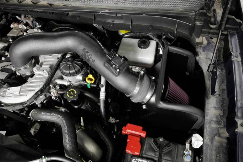 K&N 16-17 Compatible with Nissan Titan XD V8-5.0L DSL 63 Series Aircharger Performance Intake 63-6017