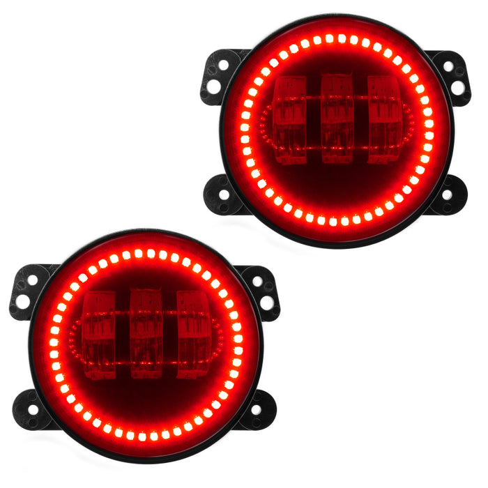 Oracle High Powered LED Fog Lights Red SEE WARRANTY 5775-003