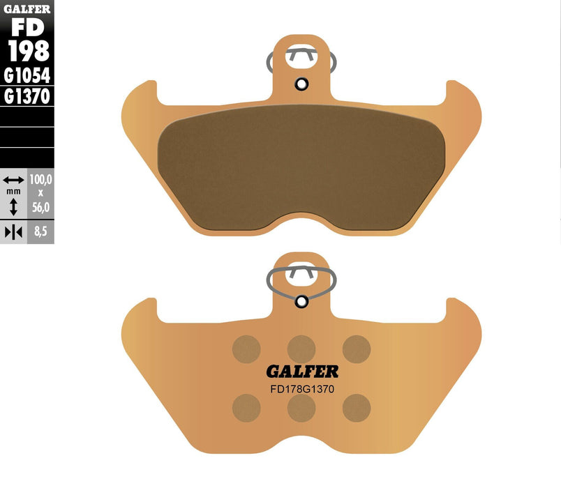 Galfer G1370 HH Brake Pads (Front G1370) Compatible With 93-01 BMW R1100RS