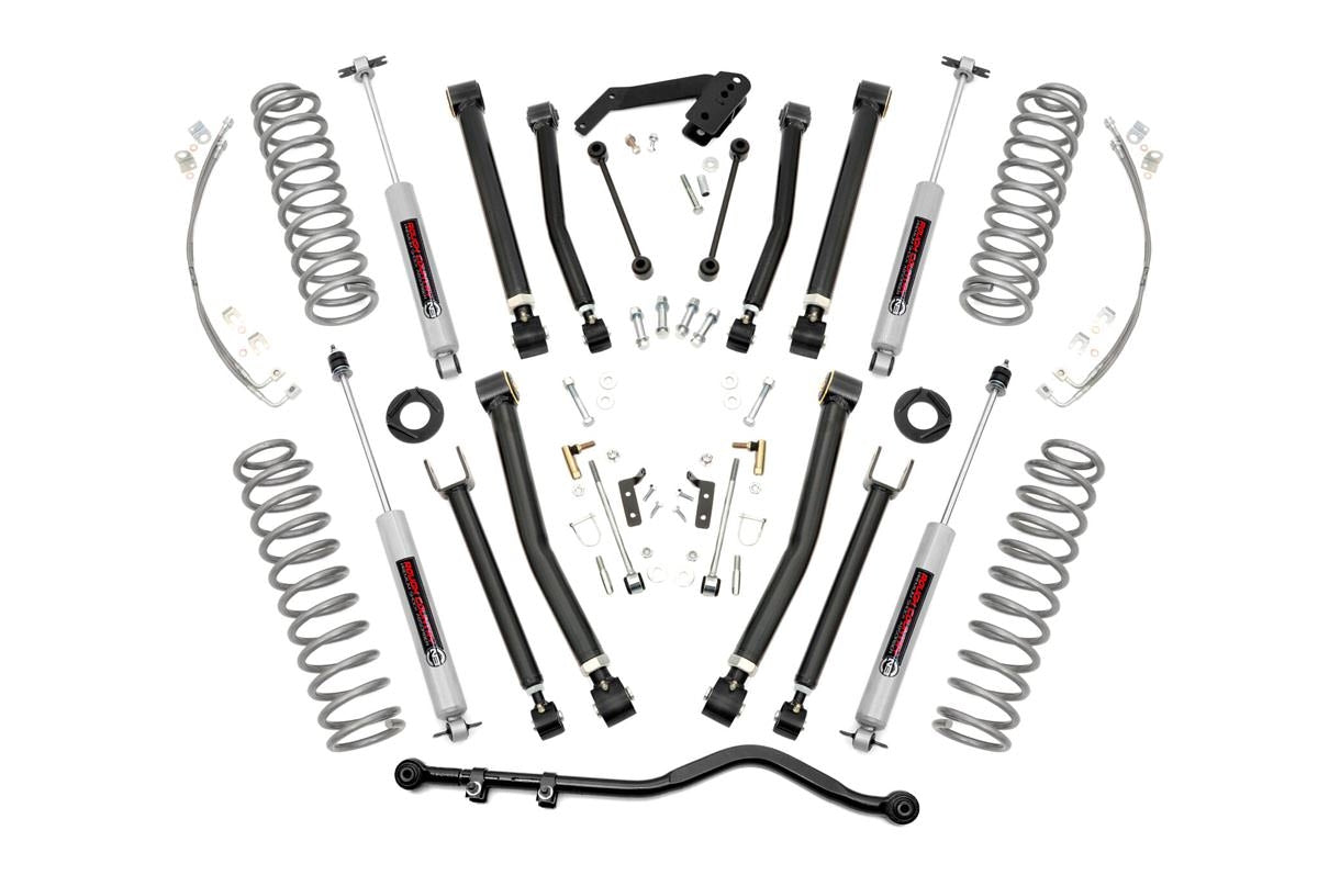 Rough Country 4 Inch Lift Kit X-Series Fits Jeep Wrangler Jk 4WD (2007-2018) 67330