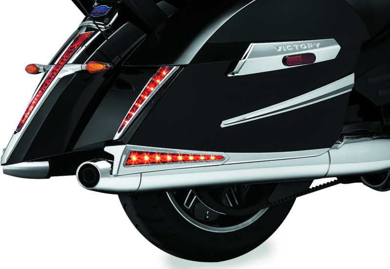 Kuryakyn Chrome LED Saddlebag Extensions 7170