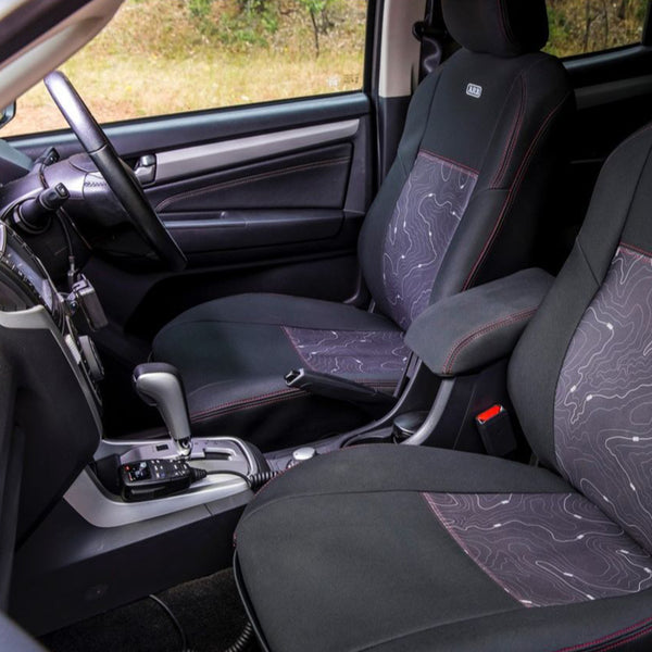 ARB Seat Skin Style Seat Covers, Fits 2018-2020 Jeep Wrangler JL 10550052DNP