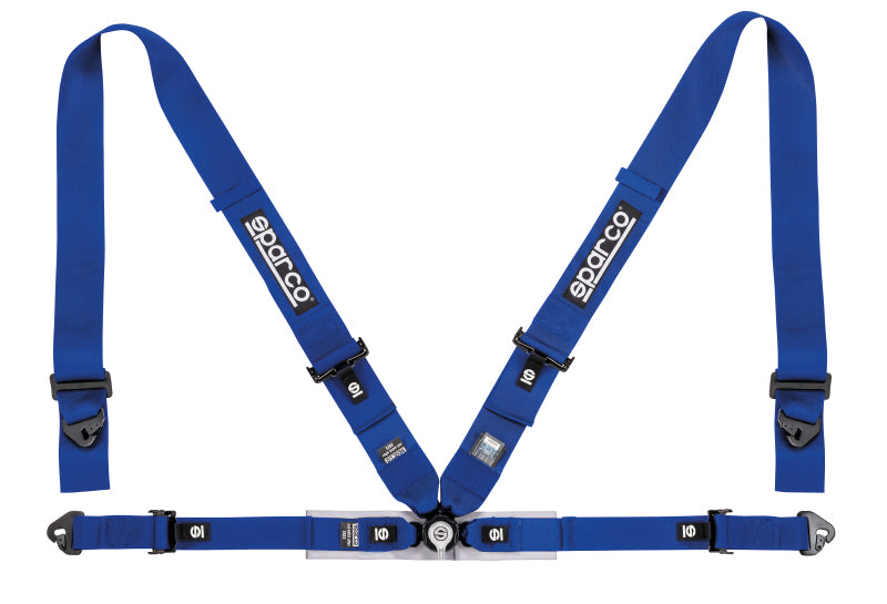 Sparco Belt 4Pt 3in/2in Competition Harness Blue 04716M1AZ