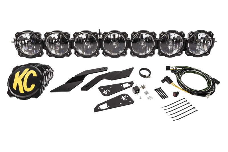 KC HiLiTES Can-Am X3 45in. Pro6 Gravity LED 7-Light 140w Combo Beam Overhead Light Bar System 91334