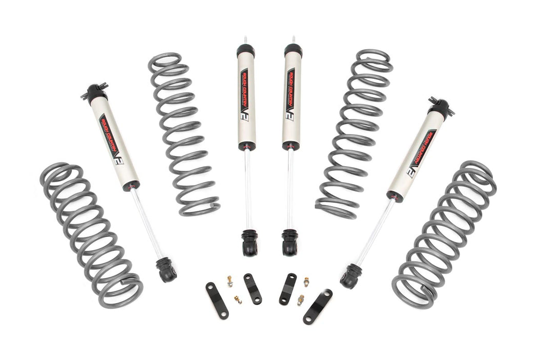 Rough Country 2.5 Inch Lift Kit Coils V2 compatible with Jeep Wrangler Jk 2Wd/4Wd (07-18) 67970