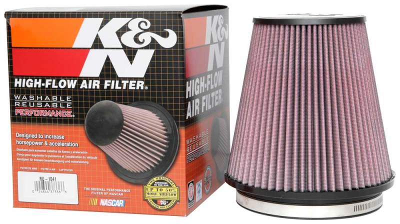 K&N Universal Clamp-On Air Filter 6in FLG / 7-1/2in B / 5in T / 7-1/2in H RU-1041