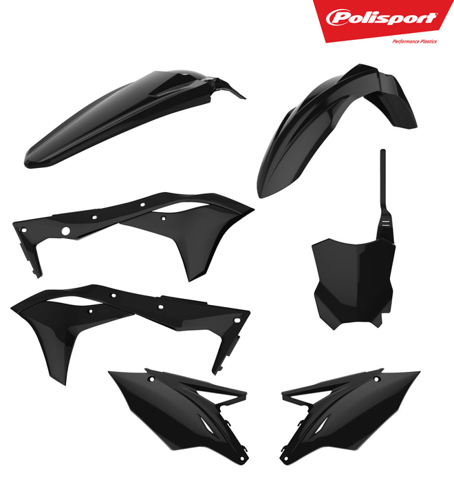 Polisport MX Complete Kit Kawasaki Black - 90715