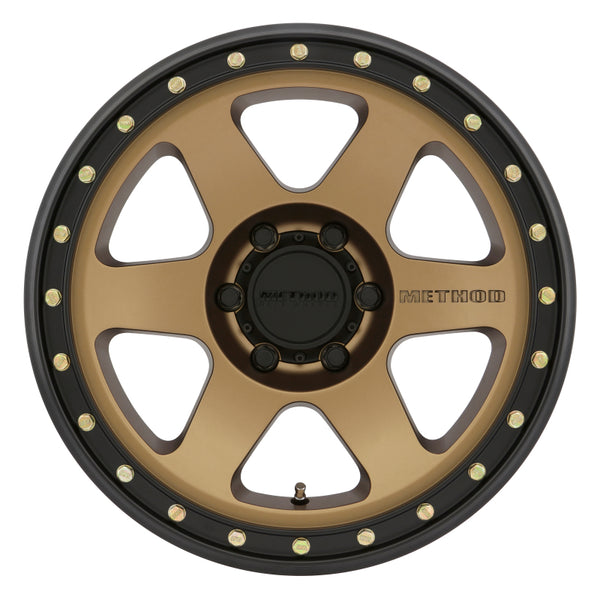 Method MR310 Con6 17x8.5 +35mm Offset 6x5.5 106.25mm CB Method Bronze/Black Street Loc Wheel MR31078560935
